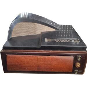 VTG Philco Model 49-1401 BOOMERANG Mid Century Modern Tube Radio Record Player